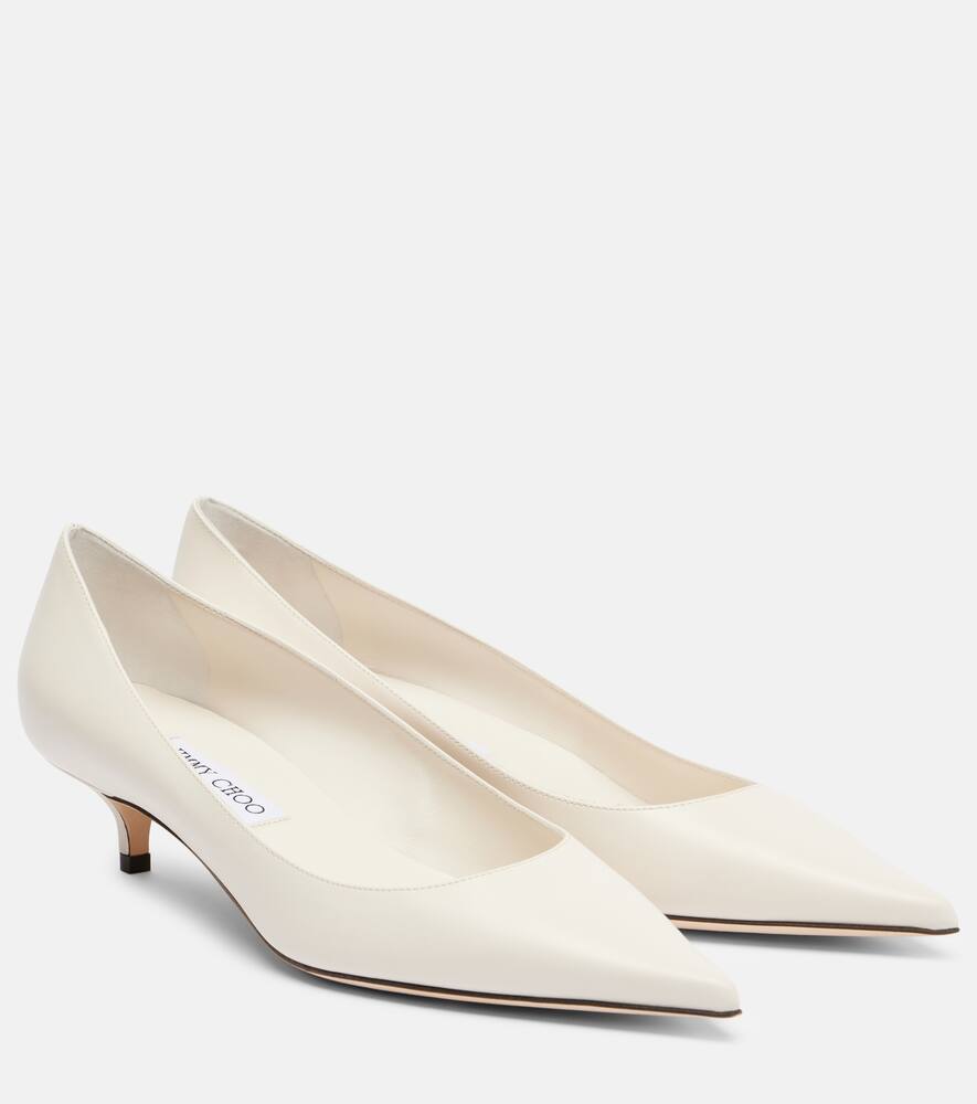 Кожаные туфли лодочки Amelia 35 Jimmy Choo, Latte
