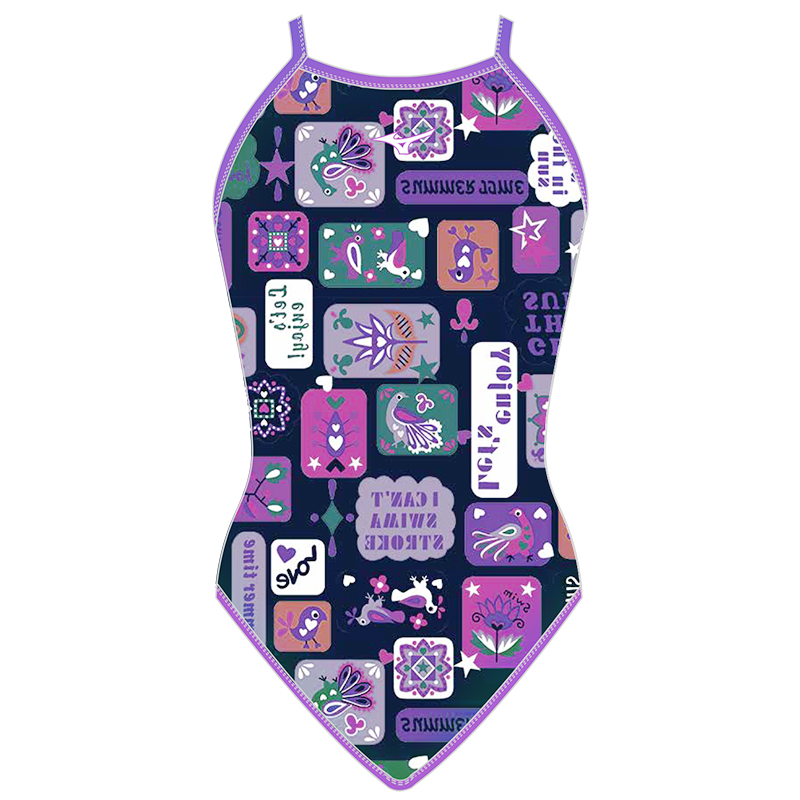 

Цельный купальник для женщин Mizuno, фиолетовый