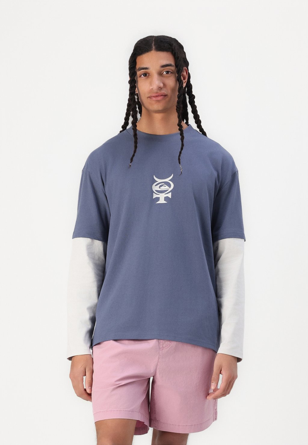 

Топ с длинными рукавами MERCURY LAYER TEE UNISEX Quiksilver, синий