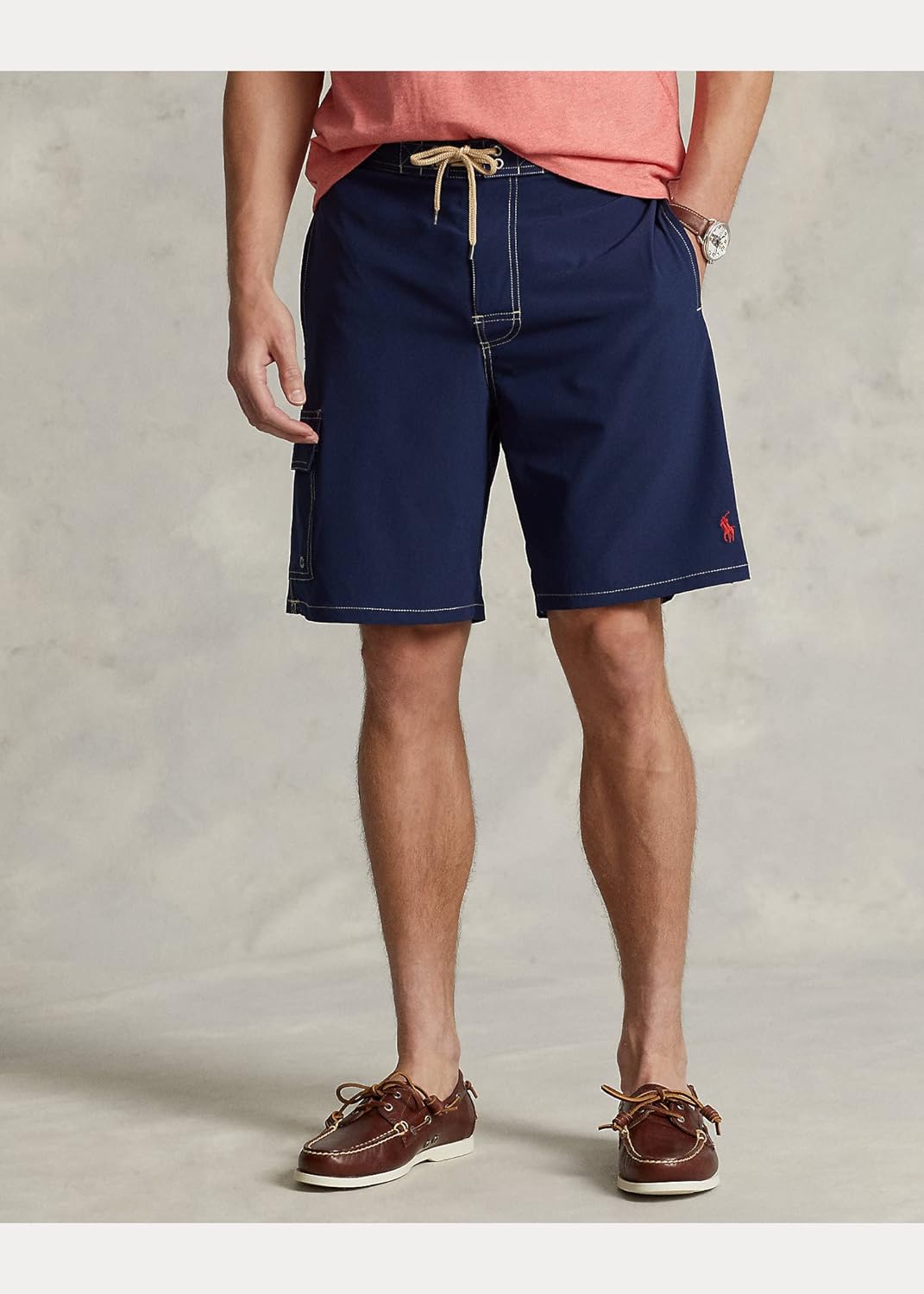 Мужские плавки-шорты Kailua Classic Fit POLO RALPH LAUREN длиной 8,5 дюймов, Newport Navy — фото 3