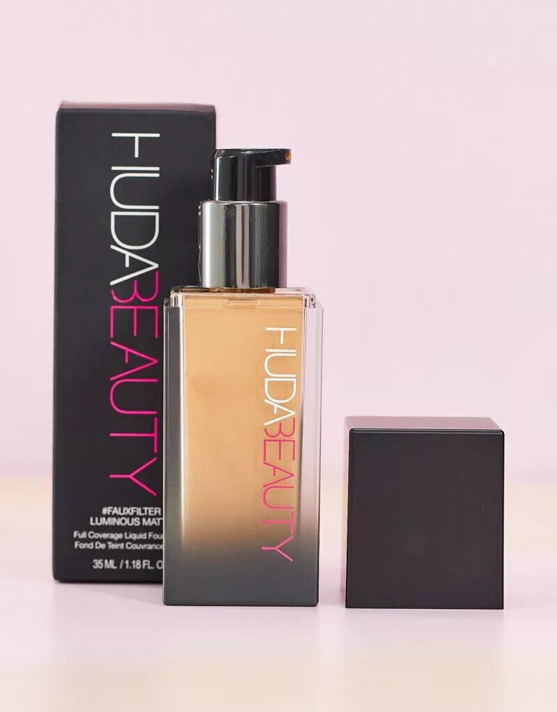 

Жидкая тональная основа Huda Beauty #FauxFilter Luminous Matte Foundation