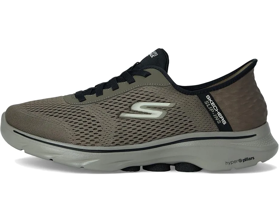 Кроссовки SKECHERS Performance Go Walk 7 - Free Hand 2 Hands Free Slip-Ins, Brown — фото 4