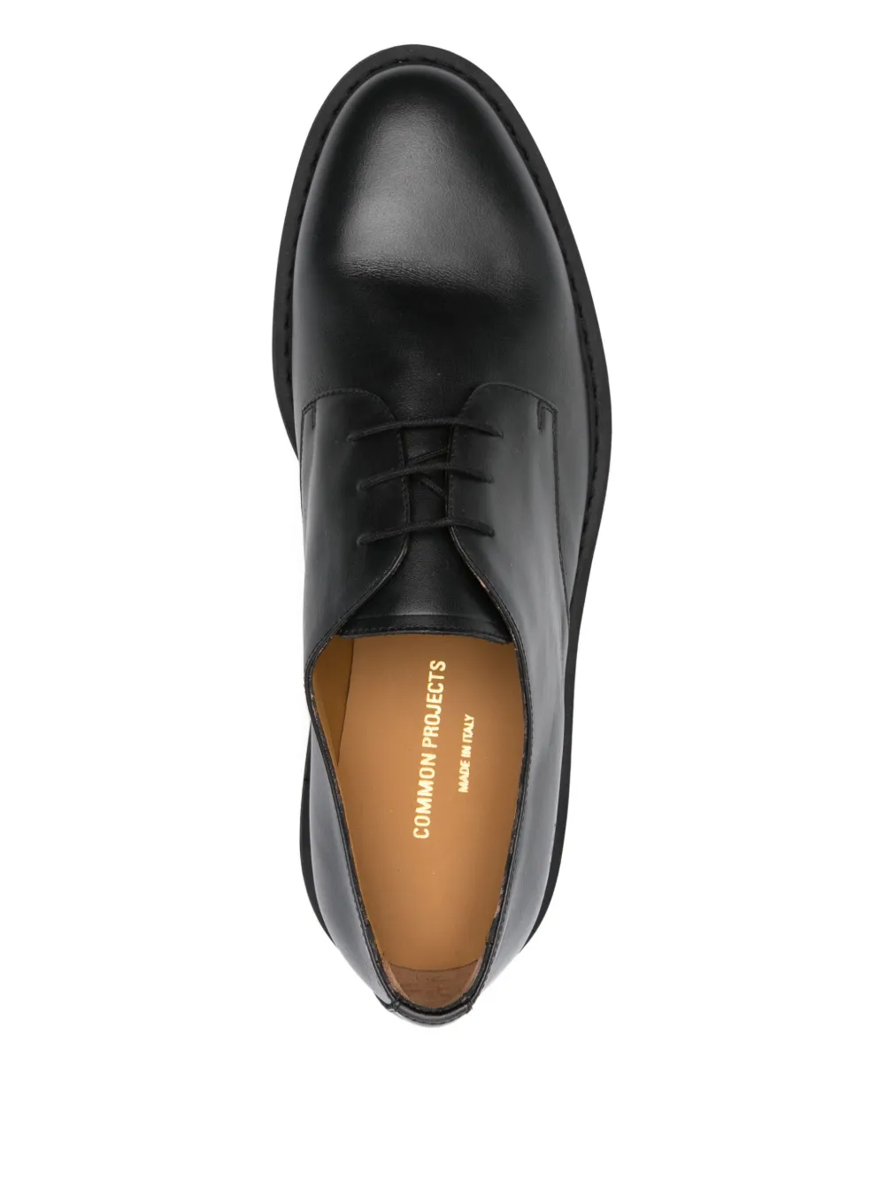Кожаные туфли дерби на шнуровке Common Projects, черный — фото 4