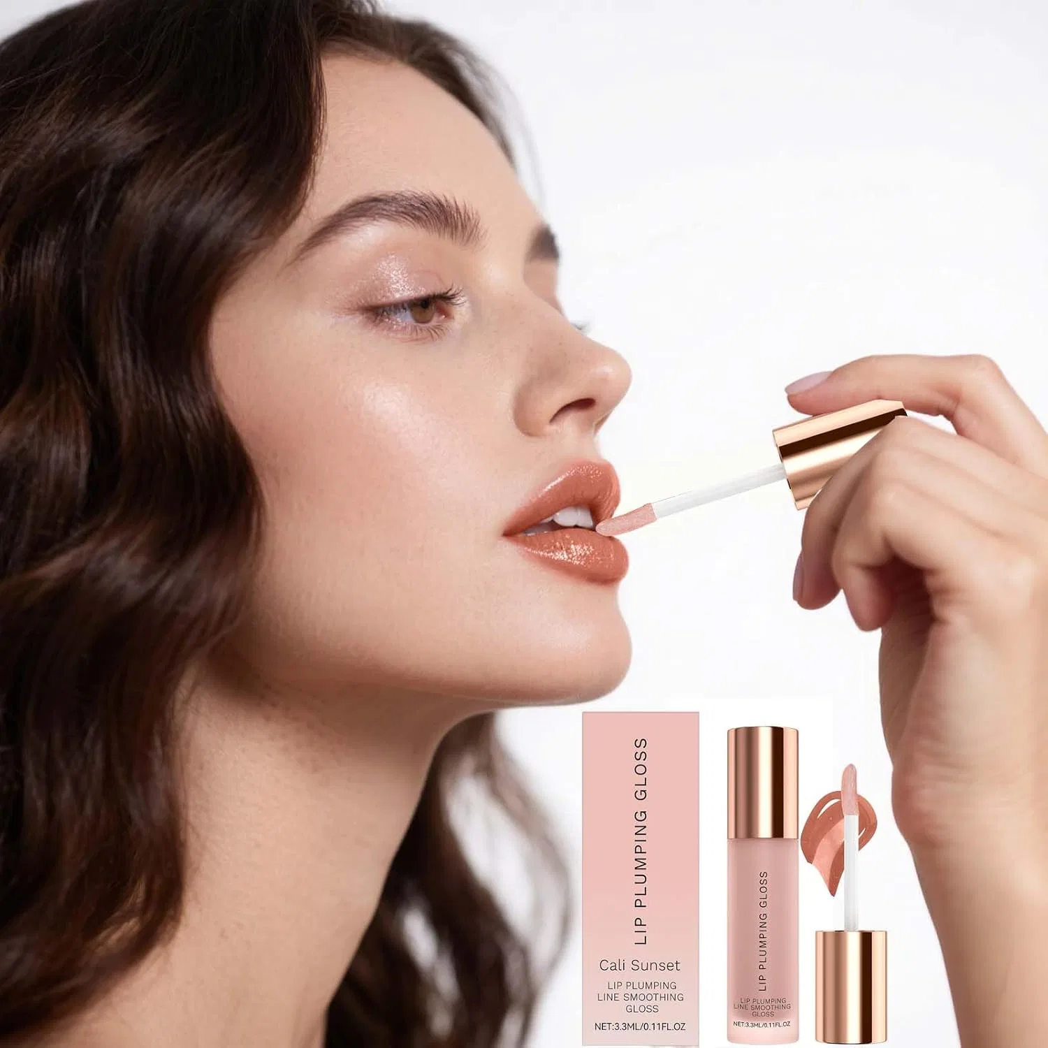 Блеск для губ Plumping Lip Oil, увлажняющий, оттенок #05 — фото 2