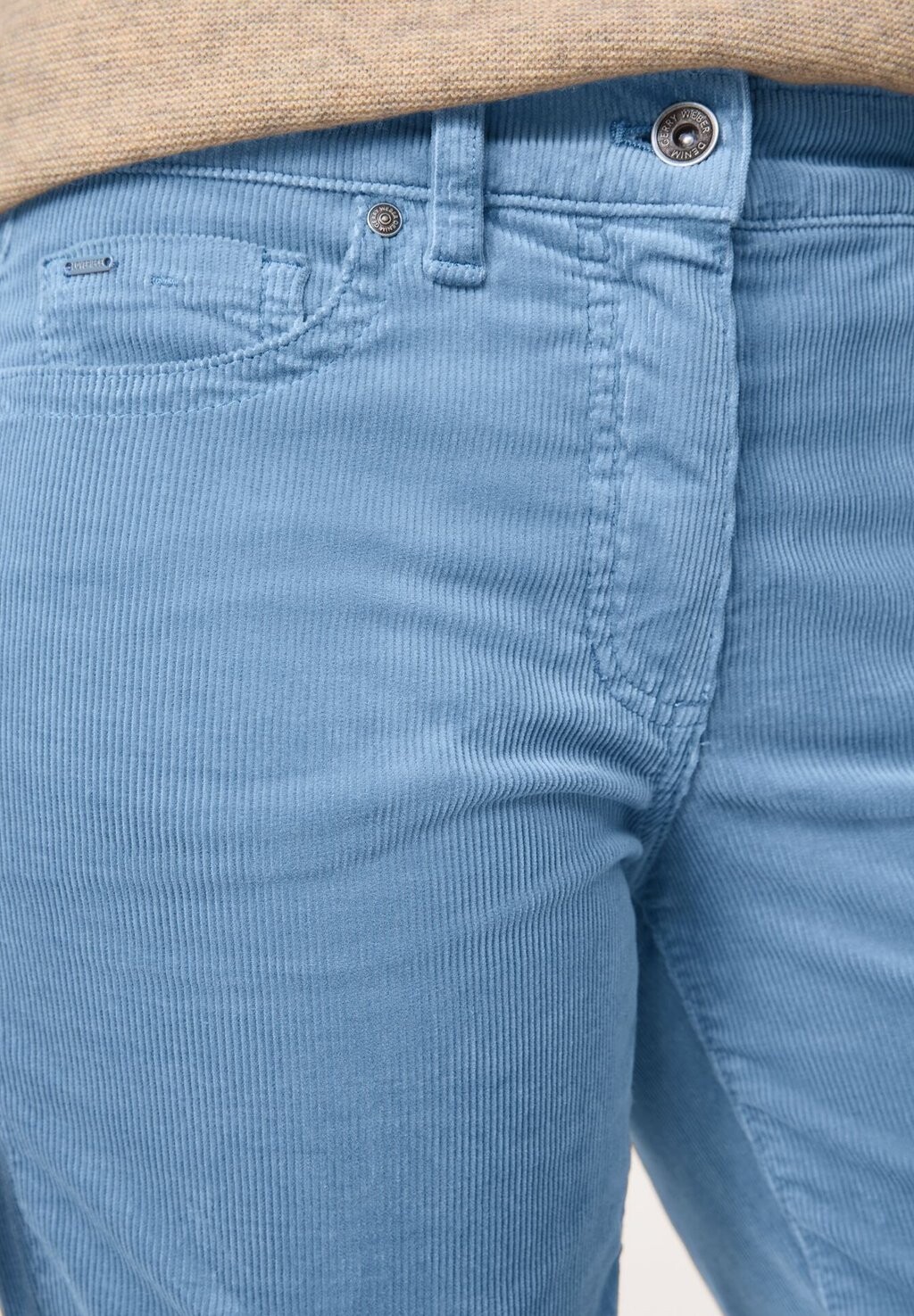 

Брюки FREIZEIT VERKÜRZT 7/8 MARLIE FLARED FIT Gerry Weber, светло-голубой