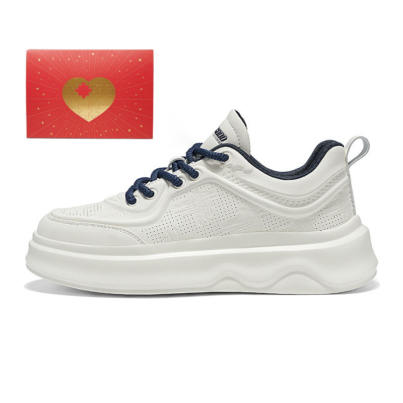 

Кроссовки для скейтбординга мужские Low top HLA, белый синий box