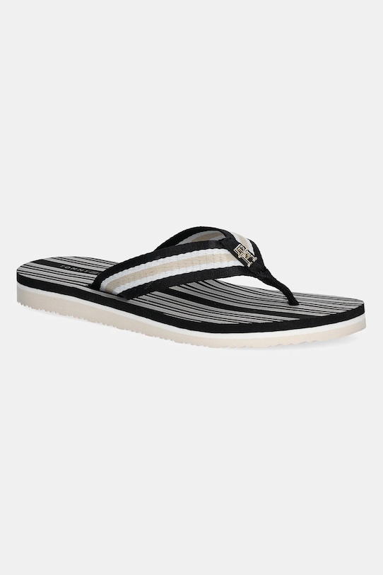 Шлепки IM TH PRINT BEACH SANDAL Tommy Hilfiger, черный