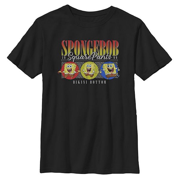 

Футболка с принтом Spongebob Squarepants Happy Expressions для мальчиков 6-20 Nickelodeon