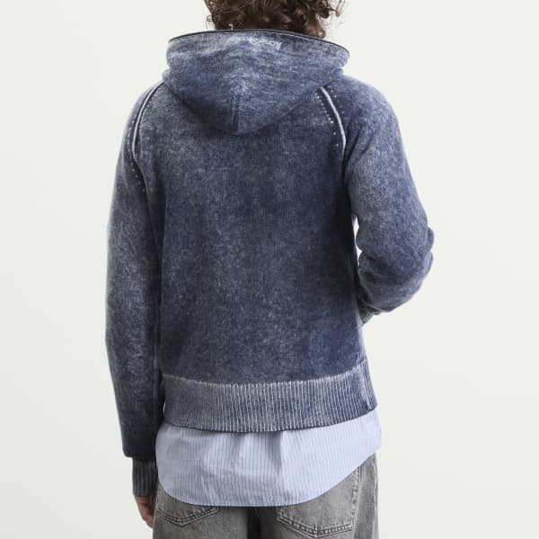Вязаная толстовка Kupiter Acne Studios, темно-синий синий — фото 3