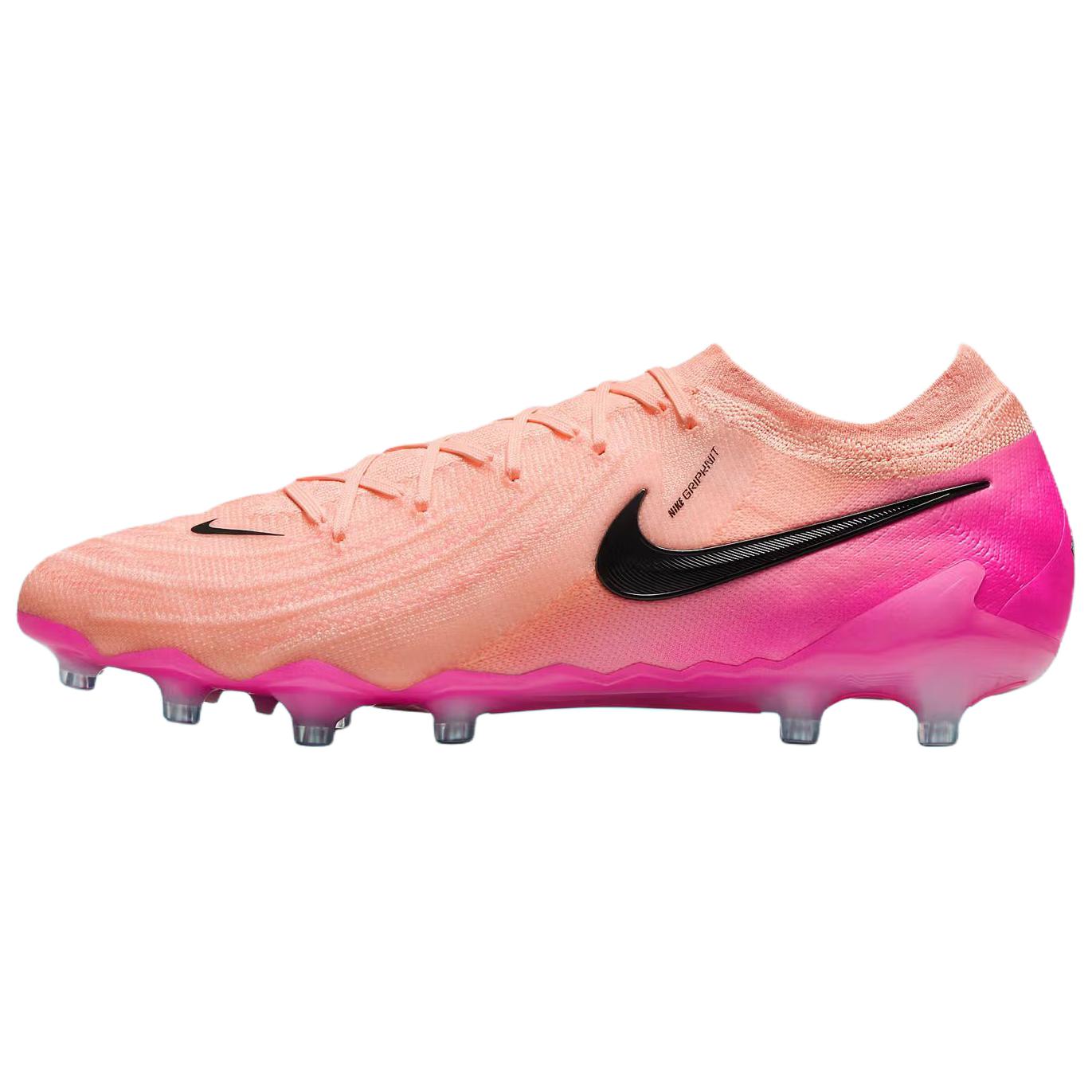 Nike Футбольные бутсы Phantom GX 2 Elite с защитой от скольжения, износостойкие, унисекс, розовые