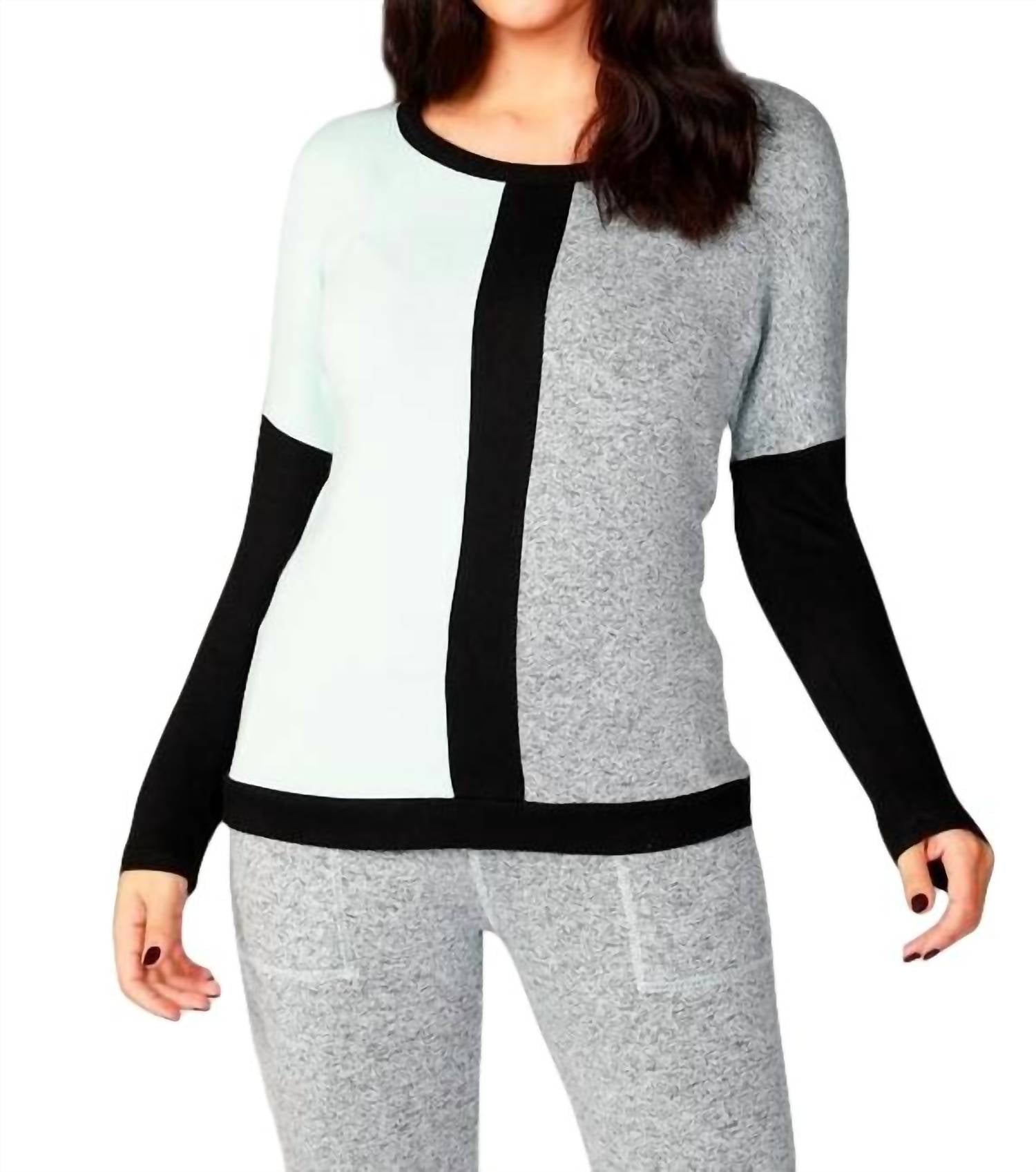 

Лонгслив Color Block Crew In Mist french kyss