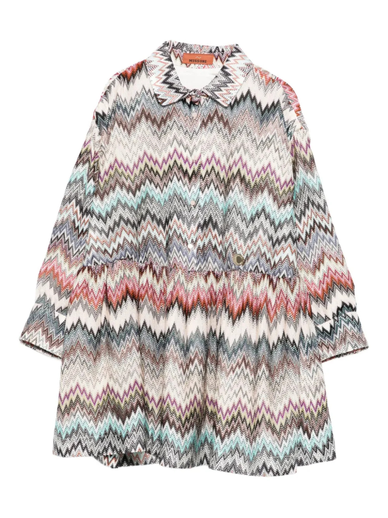 

Платье Missoni Kids с узором «зигзаг», черный