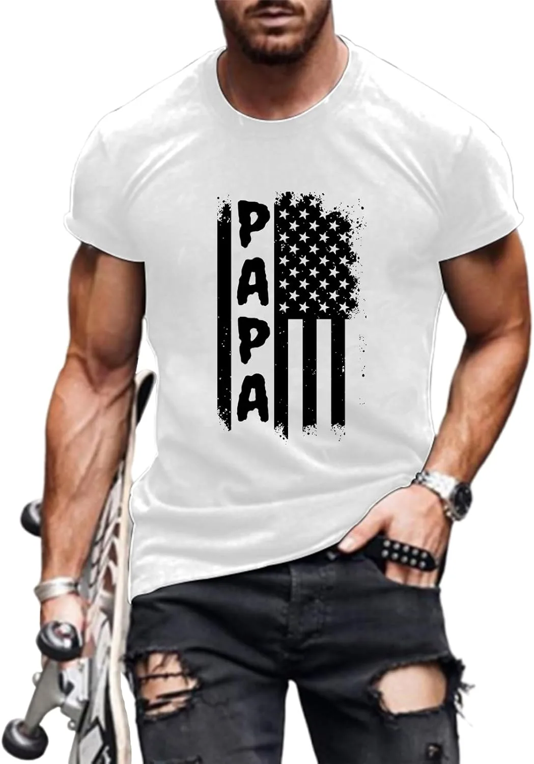 Футболка Papa Shirts для дедушки | Casual, влагоотводящая — фото 4