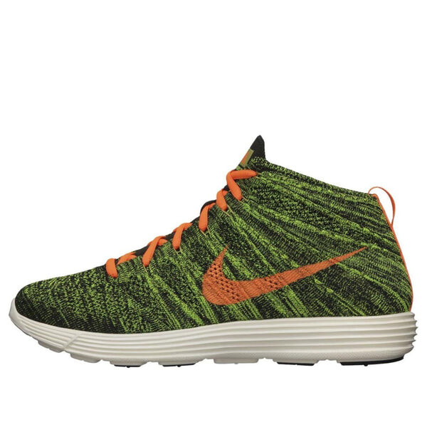 

Кроссовки lunar flyknit chukka Nike, черный