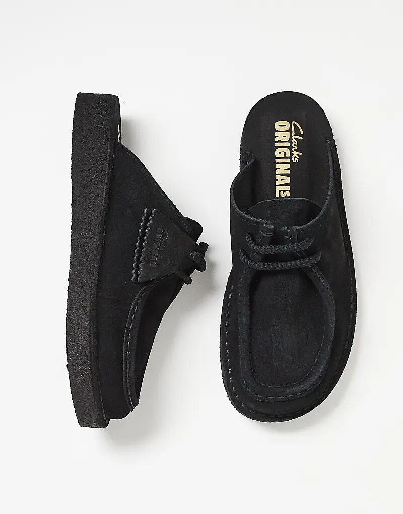 Мюли Clarks Originals Desert Nomad черного цвета