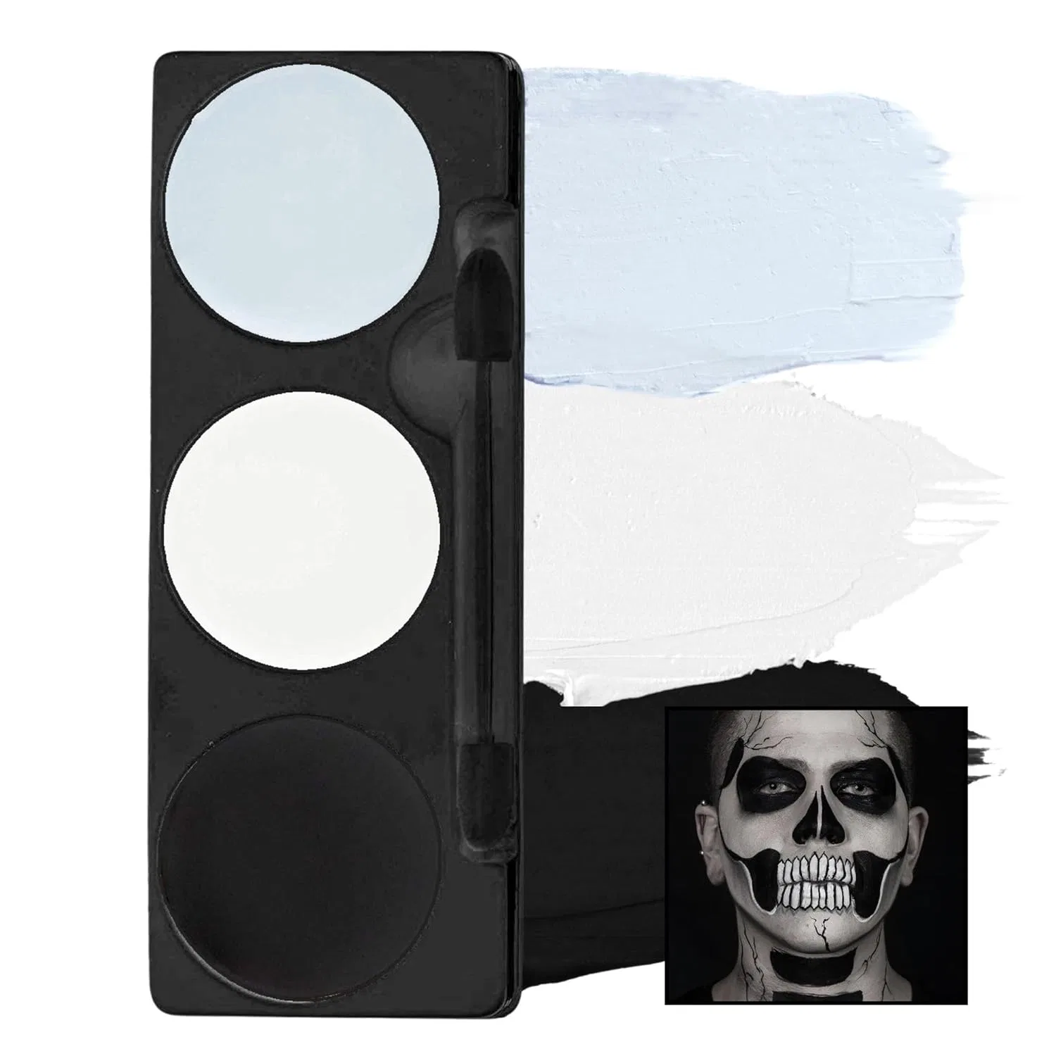 Палитра грима «Скелет» Mehron Tri-Colour Palette Mehron