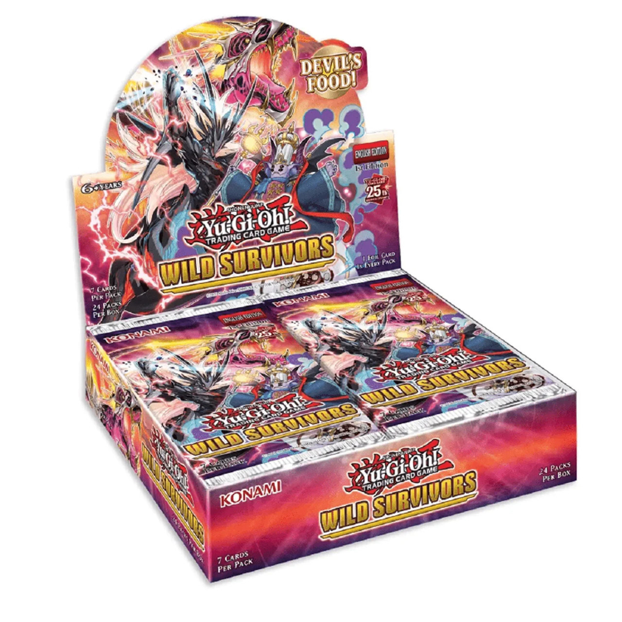 

Карточная игра Yu-Gi-Oh!: Wild Survivors - Booster Box 1st Edition