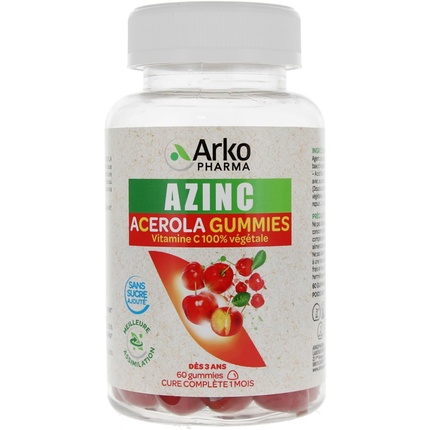

Ацероловые жевательные конфеты Azinc 60 шт Arkopharma