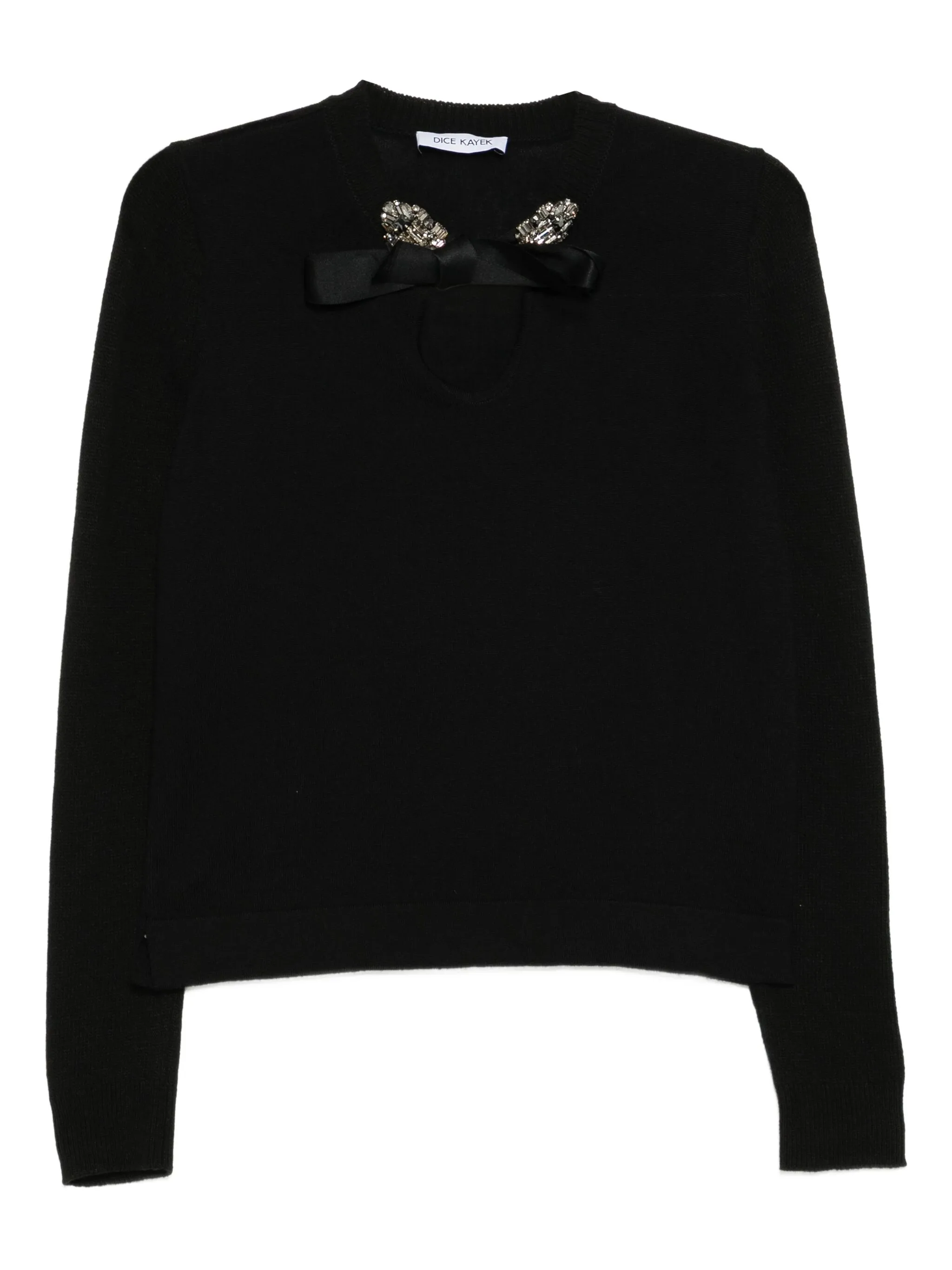 

Шерстяная блузка Dice Kayek, черный