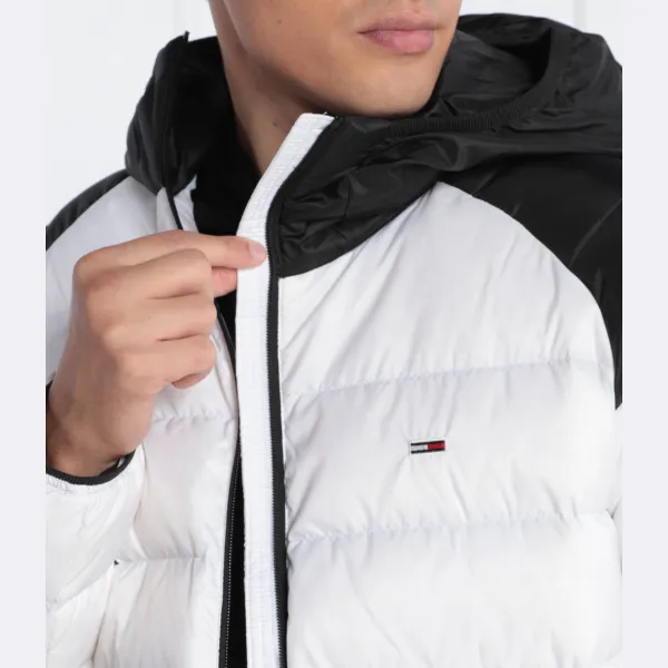 Легкий пуховик стандартного кроя Tommy Hilfiger, белый — фото 4