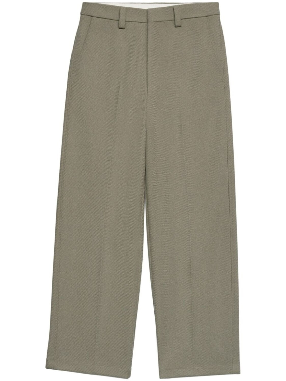 

AMI Paris wide-leg knitted trousers, нейтральный цвет