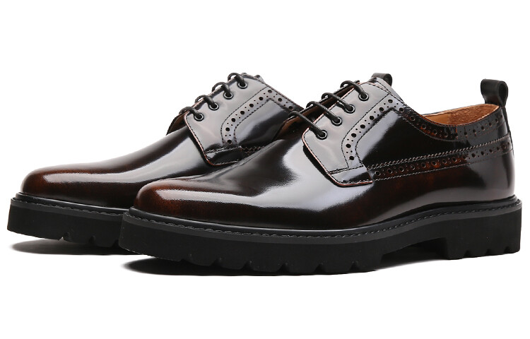 Туфли мужские Men"s Casual Men Low-Top Yellow-brown S.T.Dupont — фото 2