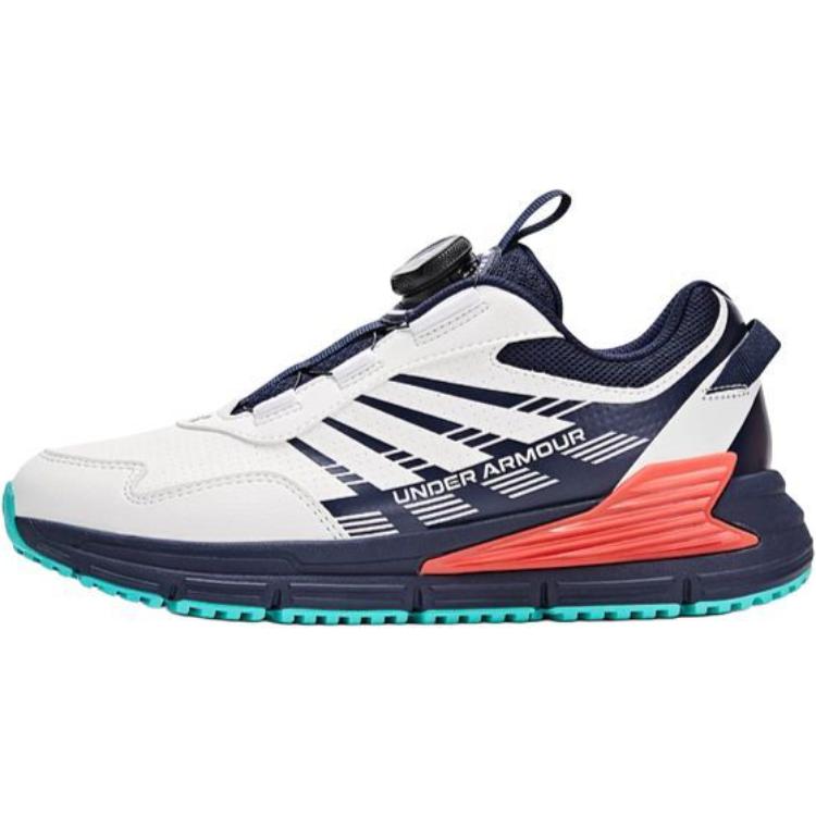 

Under Armour Детские низкие кроссовки для бега, белые с синим