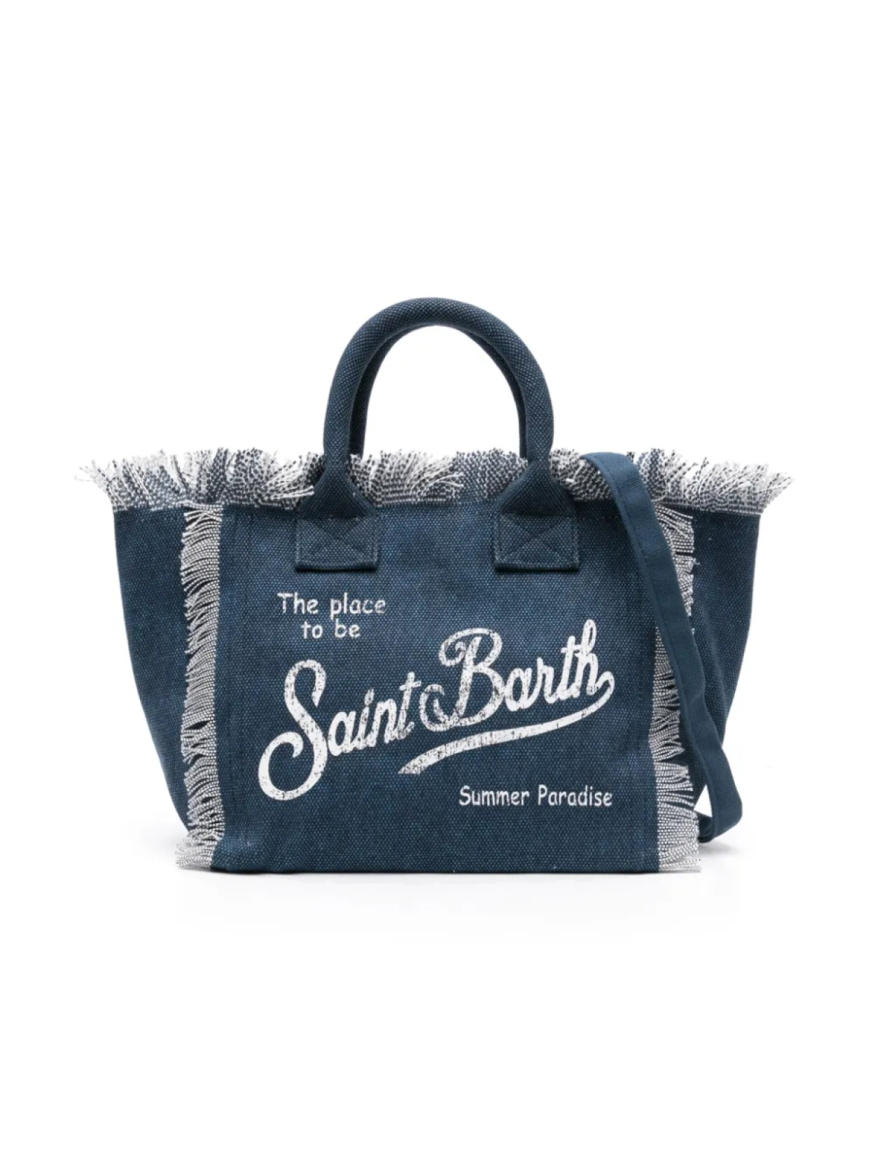 

Сумка-тоут Colette из канваса MC2 Saint Barth Kids, синий