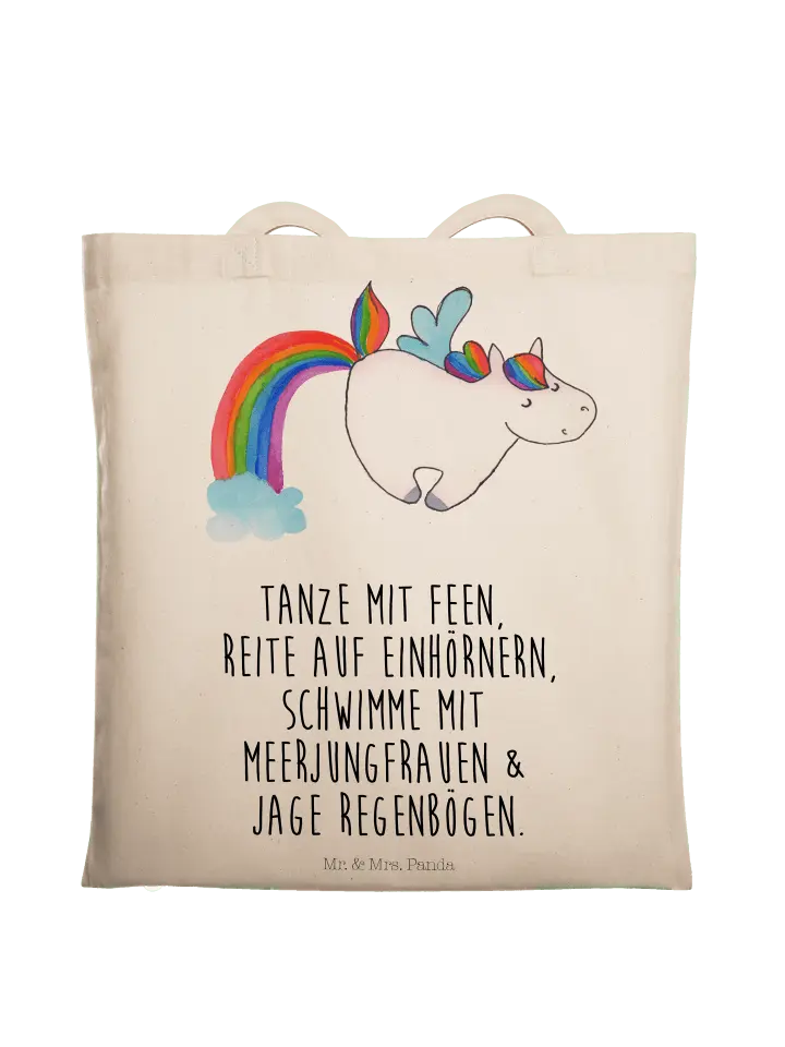 

Сумка для переноски Mr & Mrs Panda Einhorn Pegasus, кремовый