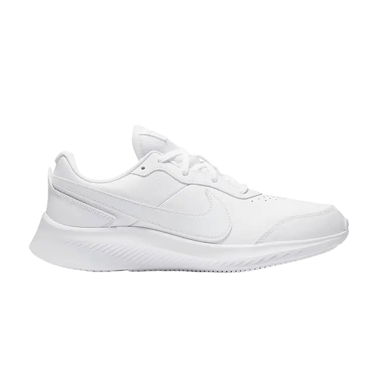 

Кроссовки Varsity Leather GS 'Triple White', белый