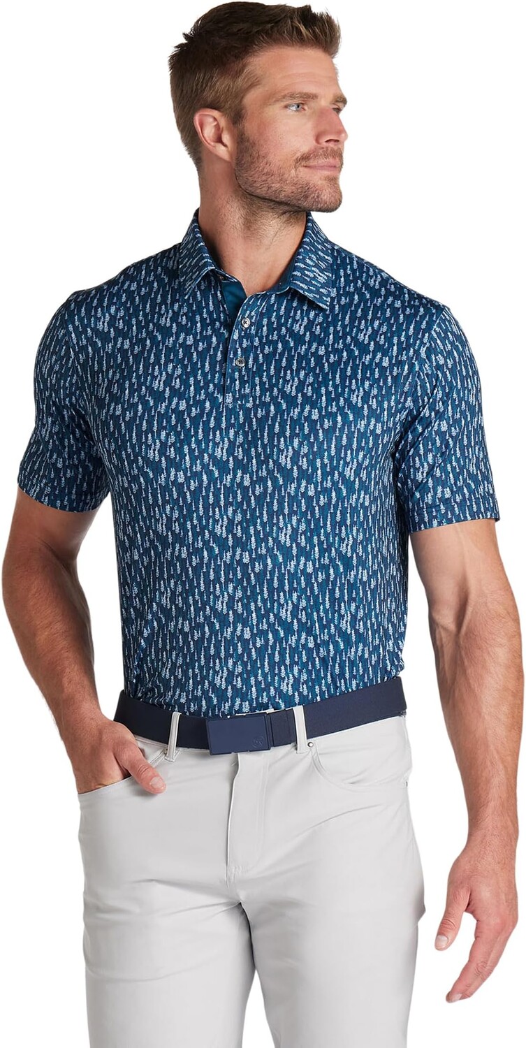 

Поло PUMA Golf Mattr Pines Polo, цвет Deep Navy/Ocean Tropic