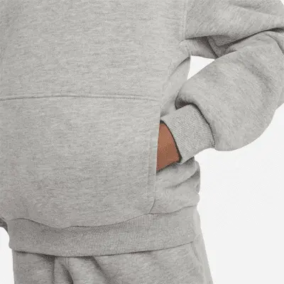 Худи Nike Sportswear Club Fleece, темно-серый — фото 4