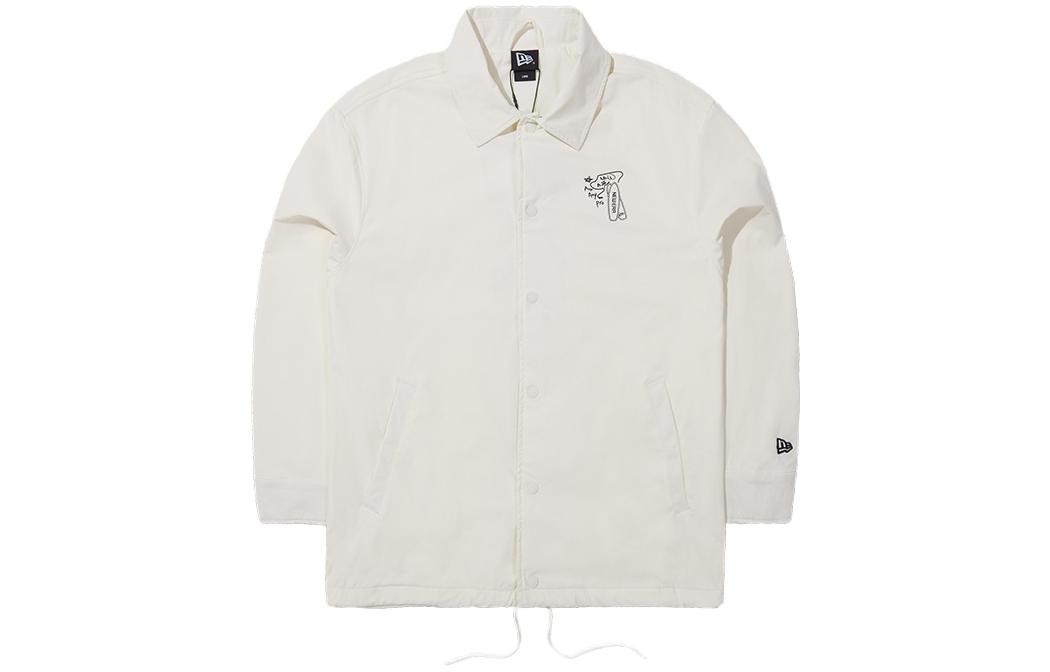 

New Era Куртка унисекс цвета слоновой кости, Ivory White