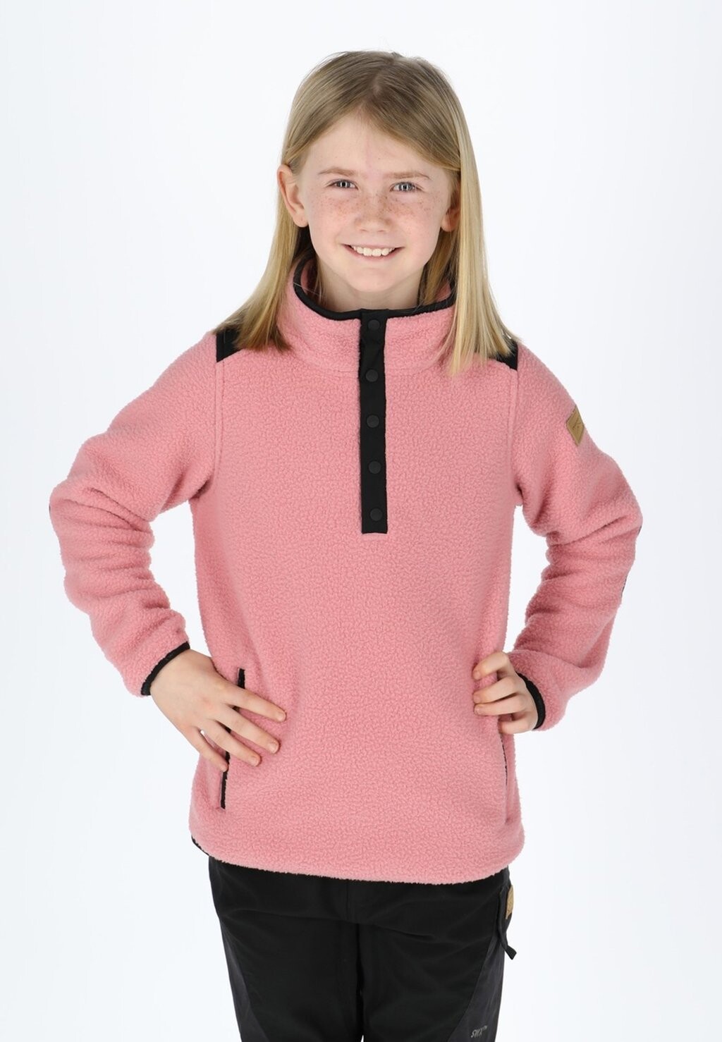 Флисовый свитер Swedemount, цвет dusty rose black
