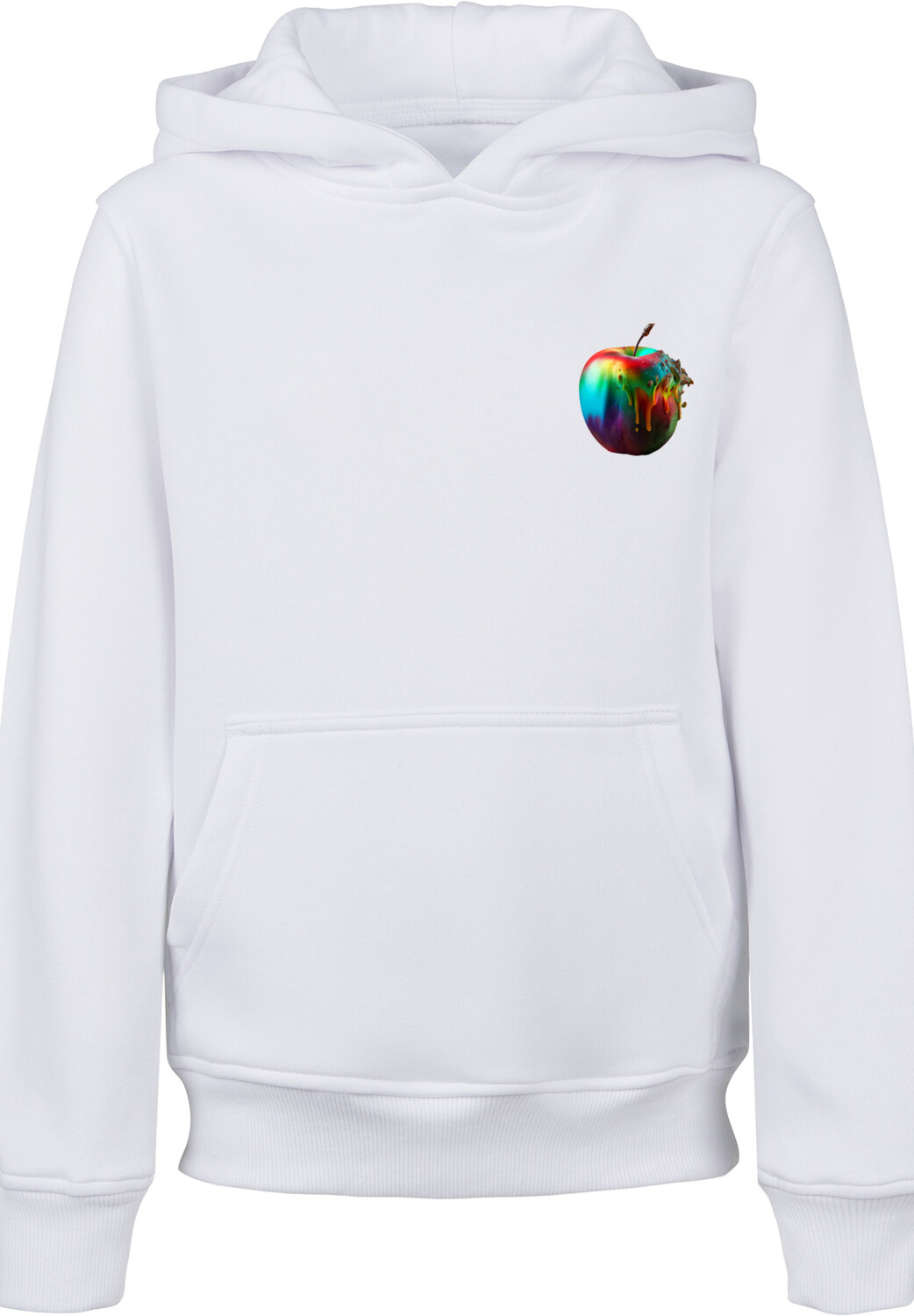 

Пуловер F4NT4STIC Hoodie Colorfood Collection Rainbow Apple, белый