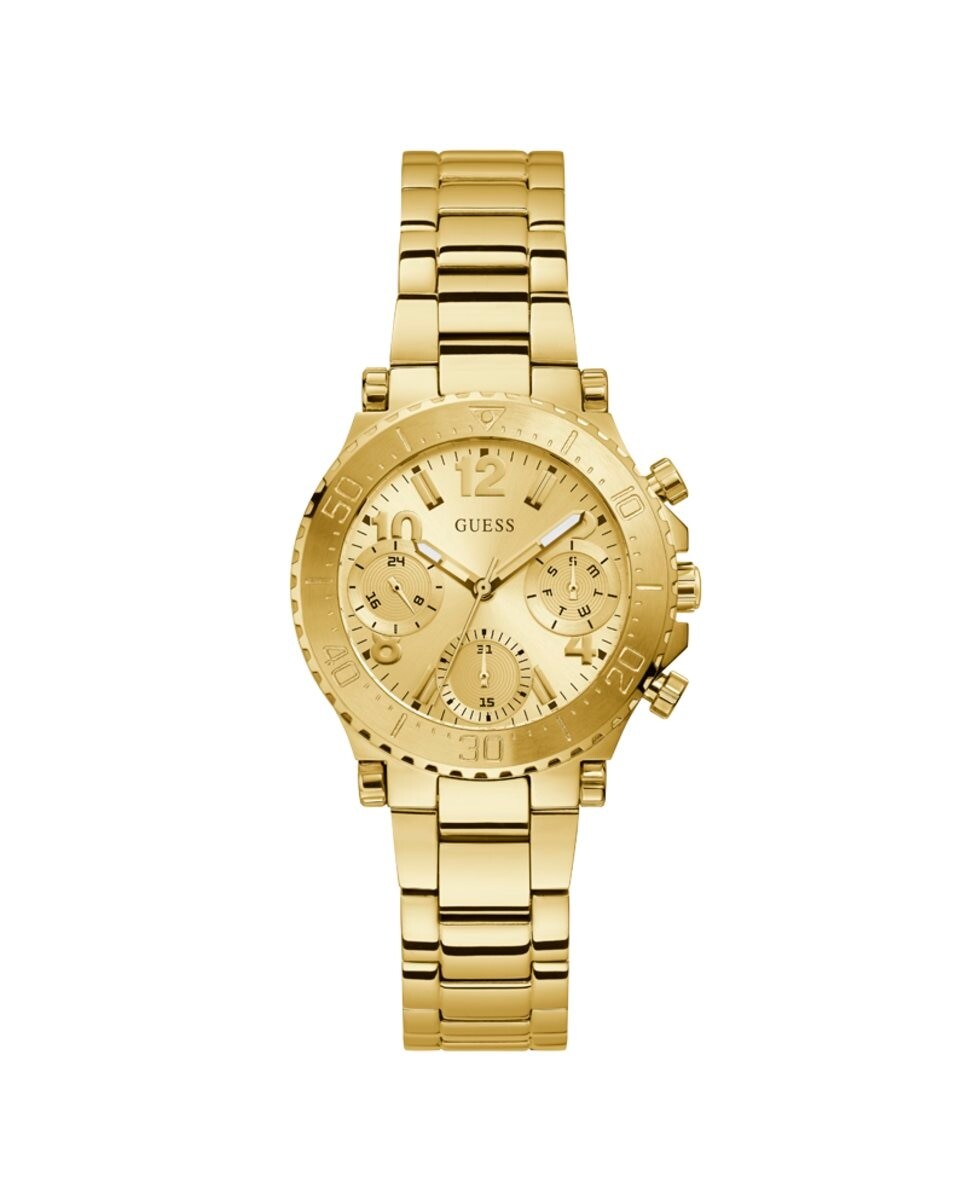 

Женские часы Cosmic GW0465L1 со стальным и золотым ремешком Guess, золотой