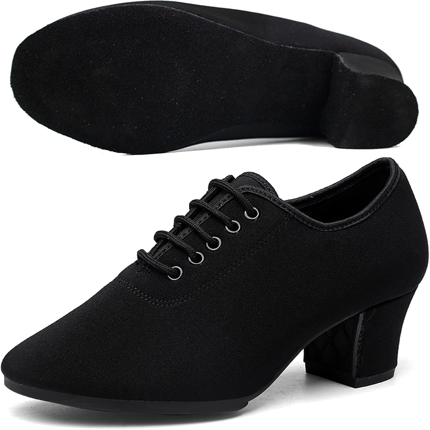 

Женские тренировочные босоножки для бальных и латинских танцев, каблук 5 см, стандартные танцевальные туфли для сальсы, танго и современного танца, 4 типа подошв на выбор, для улицы и вечеринок, для помещений Hiuzylqx, Full Indoor Fur Sole