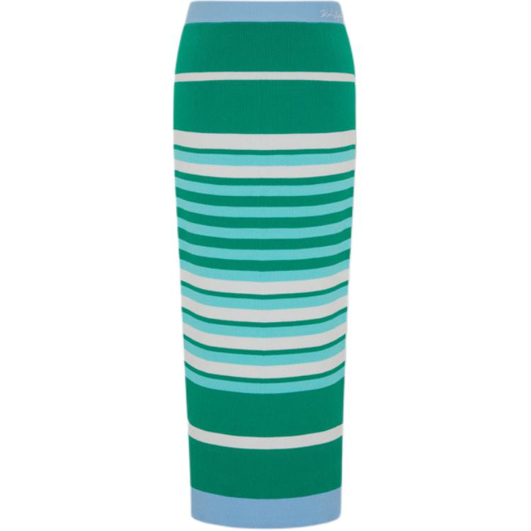 

KARL LAGERFELD Вязаная длинная юбка женская зеленая KARL LAGERFELD / Karl Lagerfeld Jeans