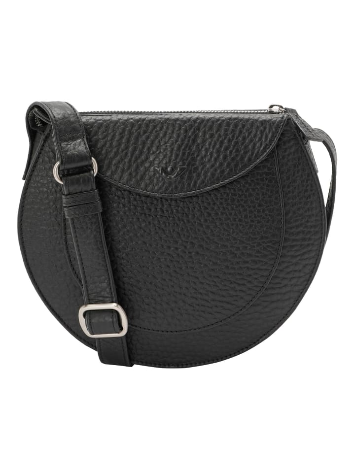 

Наплечная сумка VLD VOi Leather Design Hirsch Sigrun Umhängetasche Leder 23 cm, черный