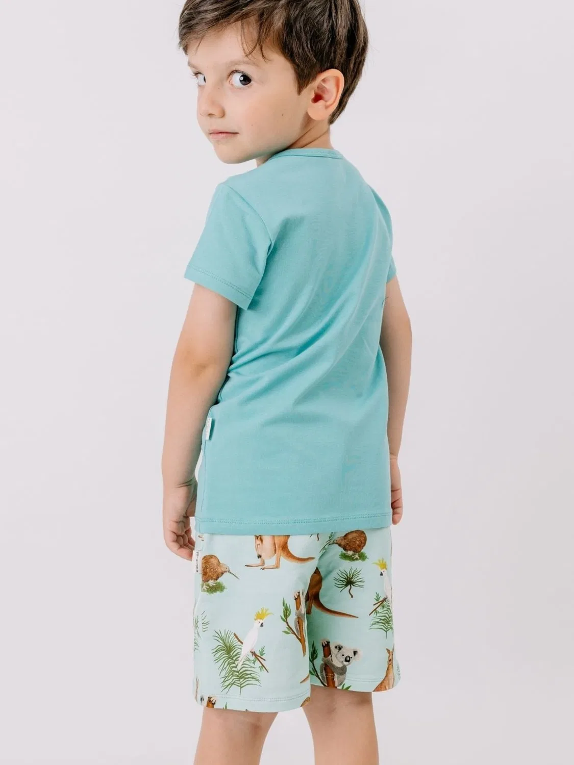 Обычные брюки 'Walkiddy - Australian Animals Shorts' Walkiddy, Pastel Blue — фото 2