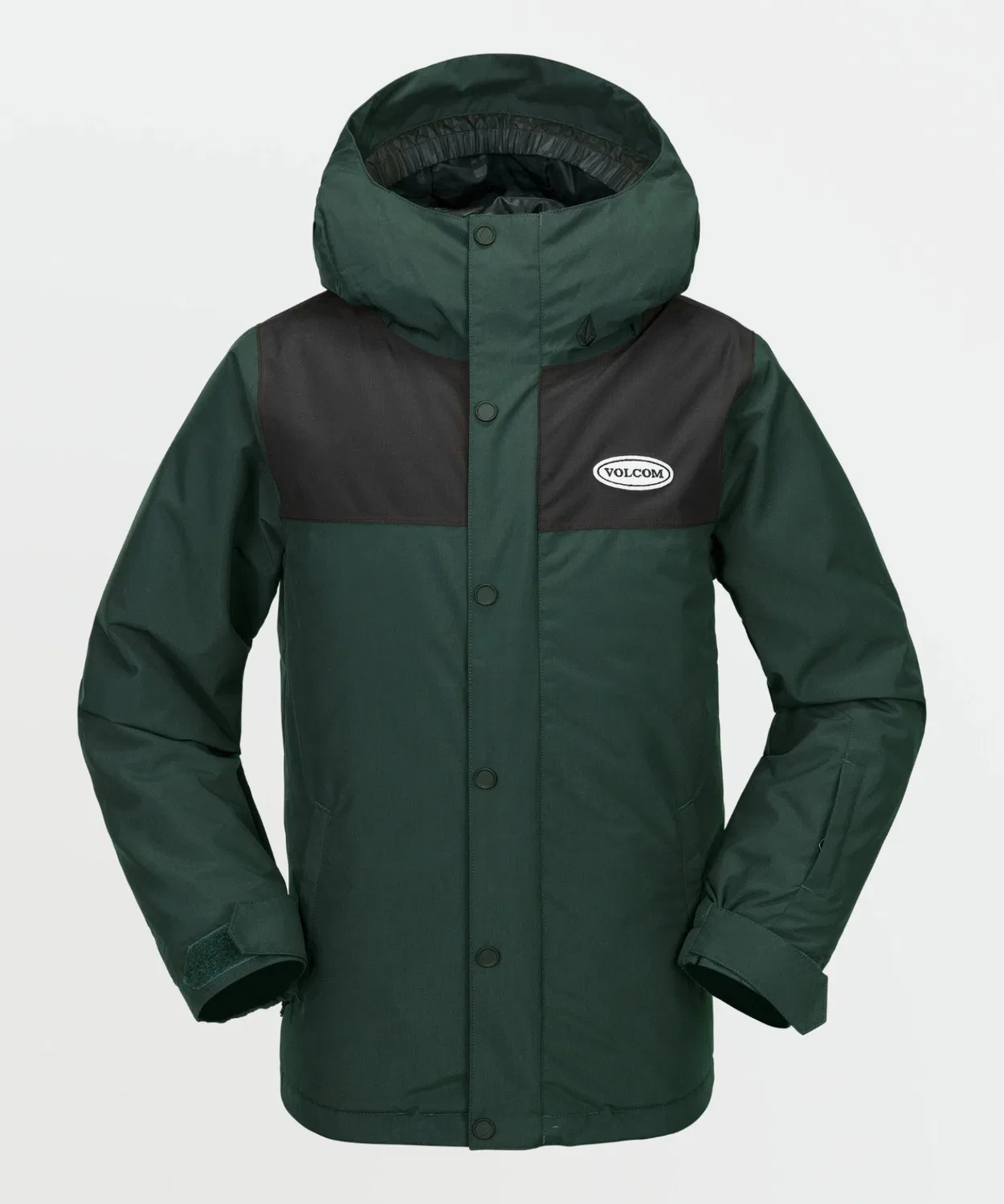 Детская утепленная куртка для сноуборда Volcom Kids Stone.91 Insulated Jacket, зеленая