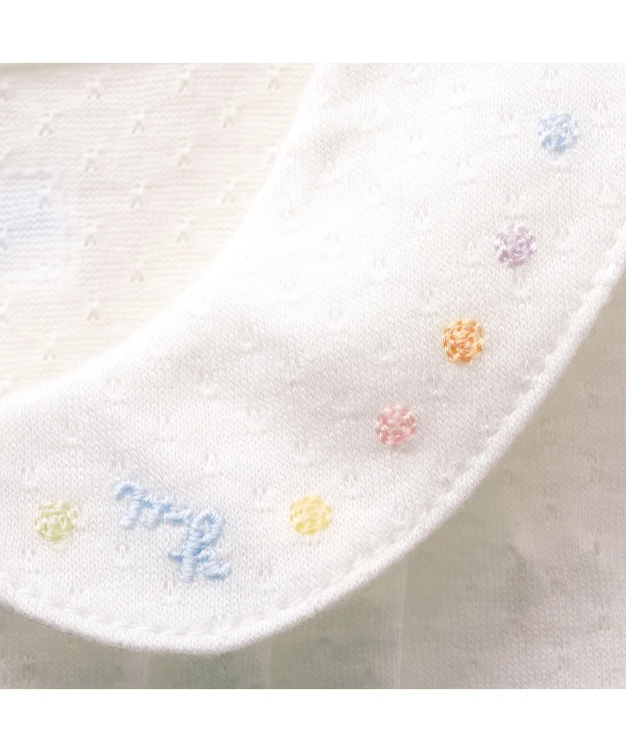 Ромпер с воротником из хлопка, белый — фото 4