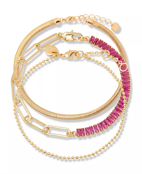 

Теннисный браслет с камнем Прии Brook & York, july