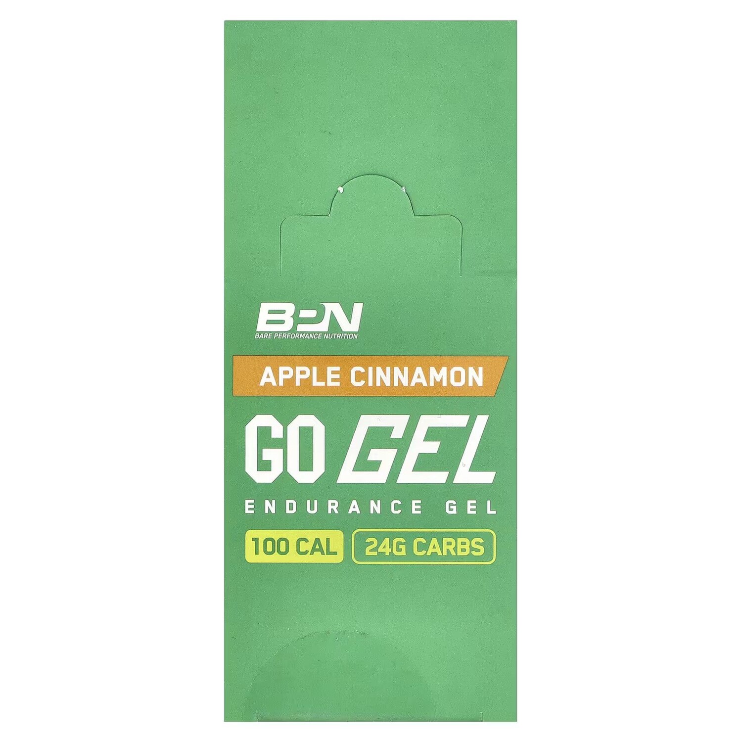 

Go Gel, Гель для выносливости, яблоко и корица, 10 пакетов по 1,45 унции (41 г) каждый Bpn
