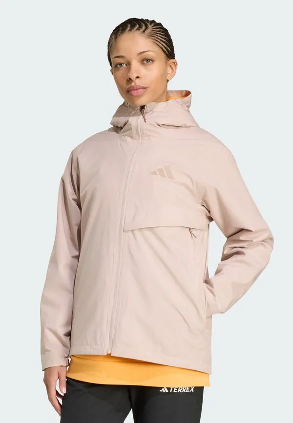 Многослойная двухслойная водонепроницаемая куртка climaproof Adidas Terrex, Taupe