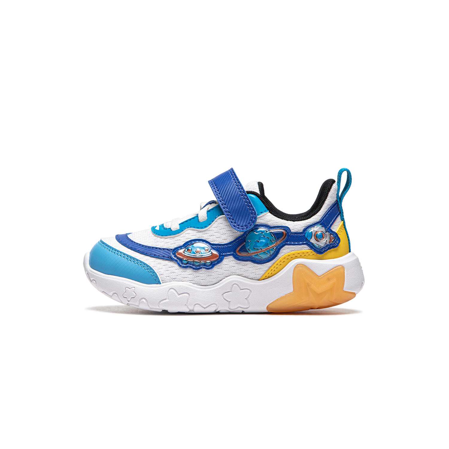 

Кроссовки LINING YOUNG Kids Lifestyle Shoes Kids Low-top Standard White/Xinjiang Blue/Shining Yellow, лазурный