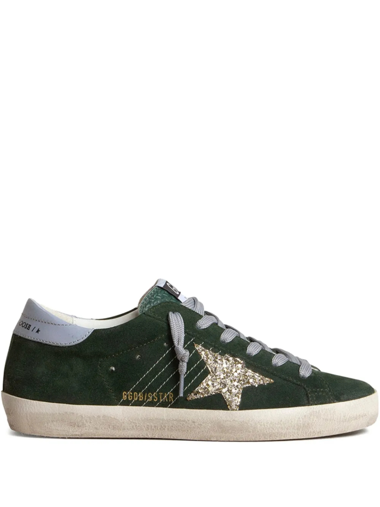 Кроссовки Golden Goose Super Star, зеленый
