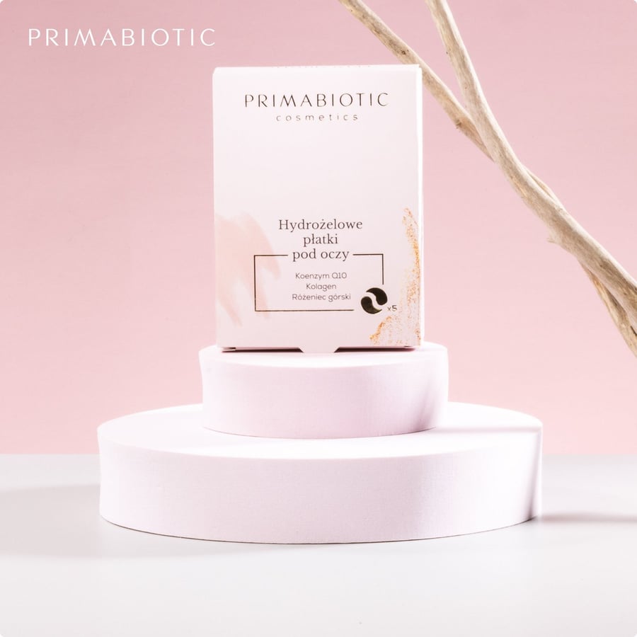 Патчи под глаза Primabiotic — Гидрогелевые с коэнзимом Q10 и коллагеном от темных кругов шт — фото 3