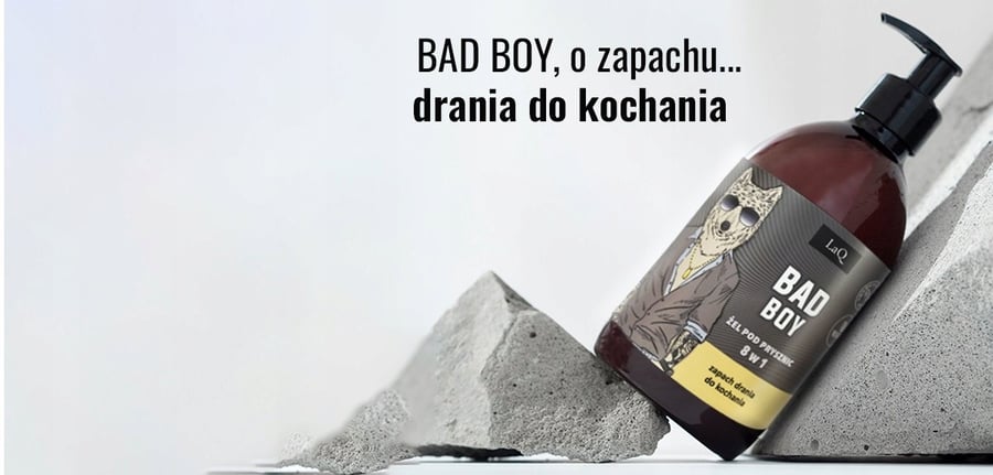 Laq - Bad Boy - 8в1 Гель для душа Матовый черный 500 мл — фото 4