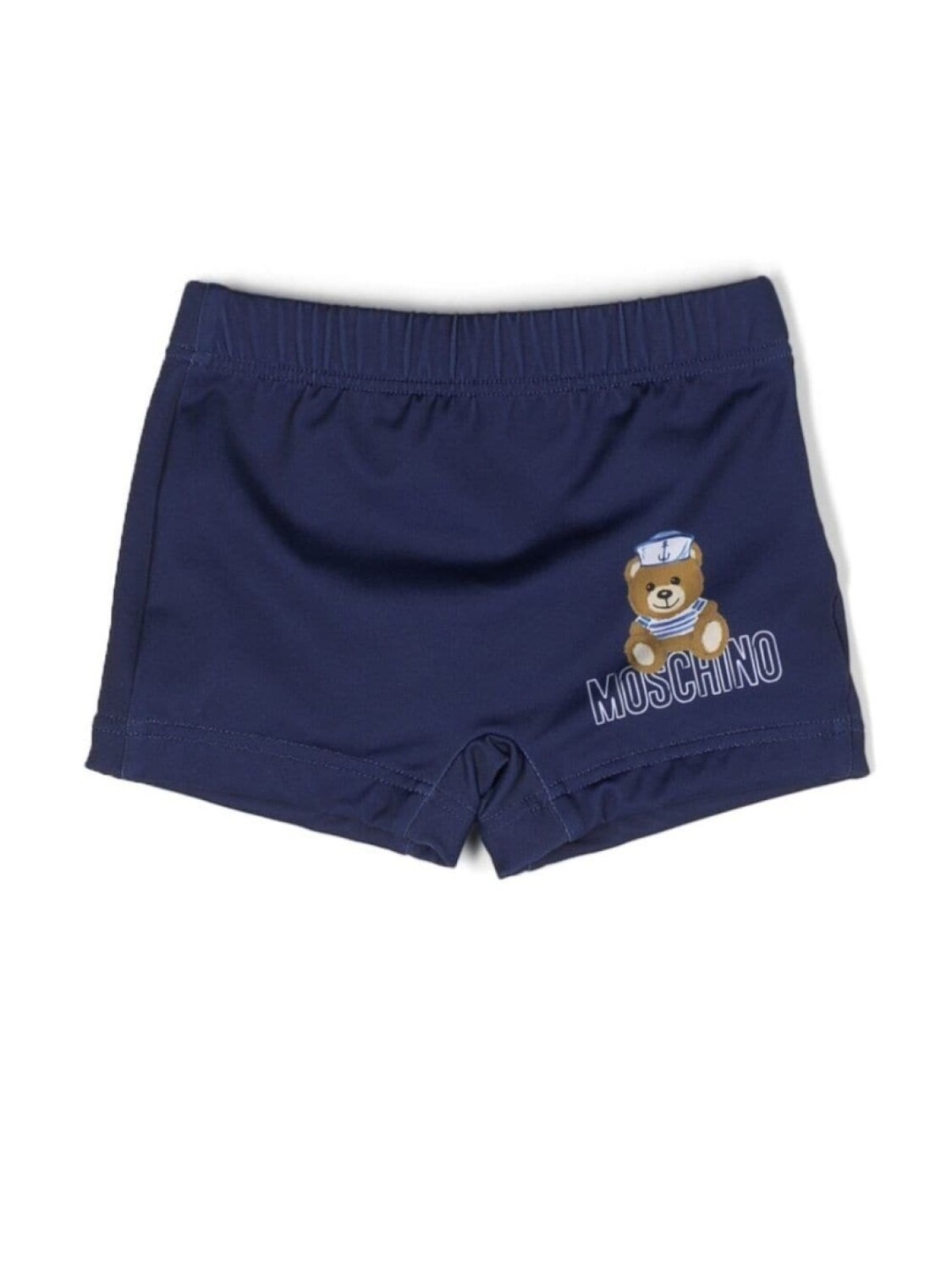 

Moschino Kids плавки-шорты с принтом Teddy Bear, синий